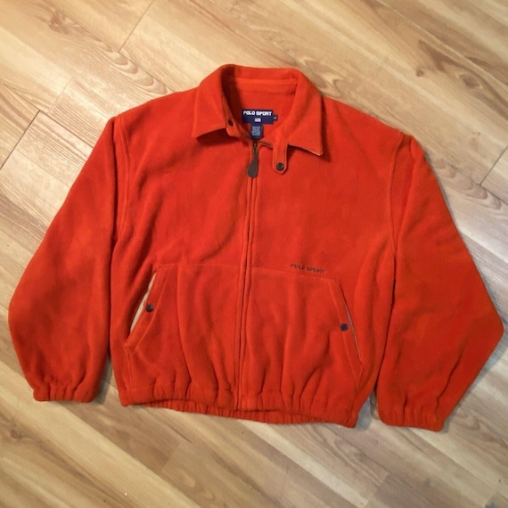 Vintage 90s Polo Sport Ralph Lauren Fleece Jacket | Mens Vintage 90s Polo Sport Ralph Lauren Fleece Jacket | Mens