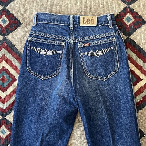 1970s Lee Riders Jeans | Vintage Womens 25x34 Bac… - image 6