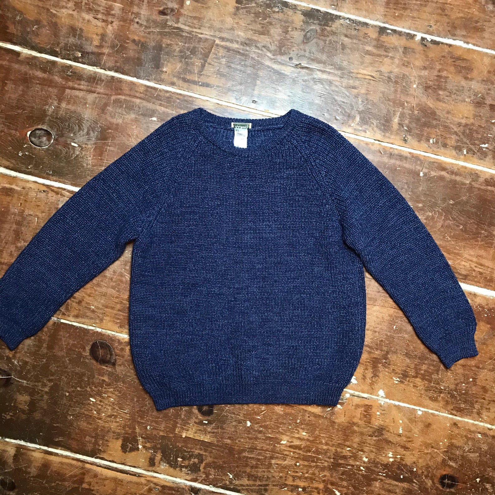 Vintage LL Bean Wool Fisherman Sweater Mens XL UK 42/44 | Etsy