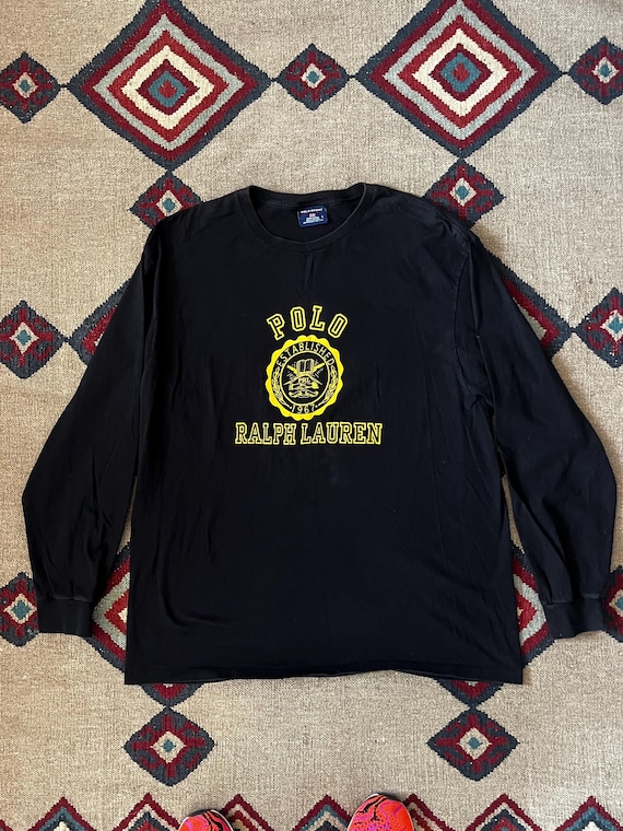 Polo Sport, 1990s Polo Sport Ralph Lauren Shirt | Vintage Mens Large USA Made Crewneck