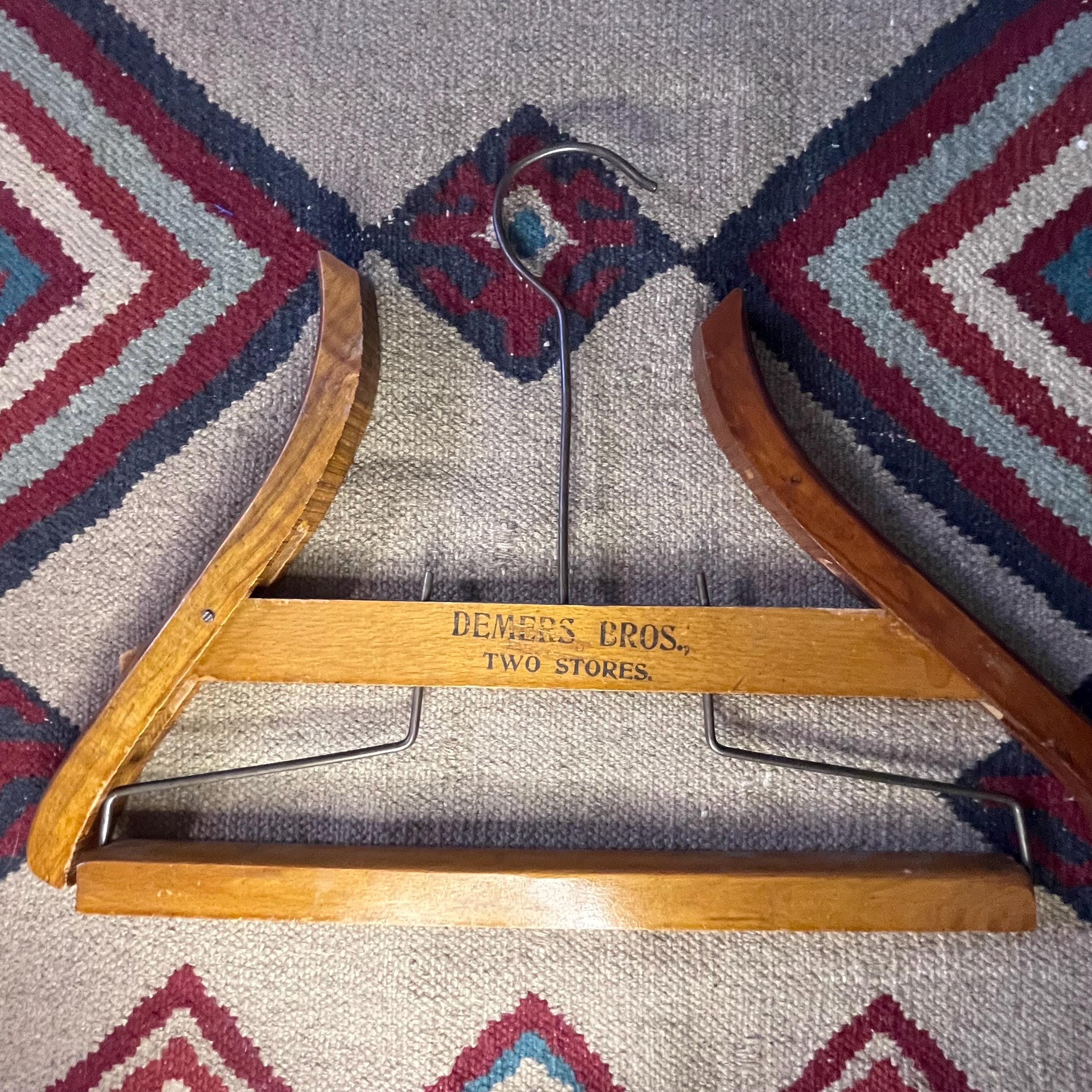Perfecto 1905 Antique Wood Hanger | Demers Brothers Saginaw