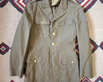 Vintage Military 1940's Mackinaw Jacket Size Medium Chin Strap - Etsy