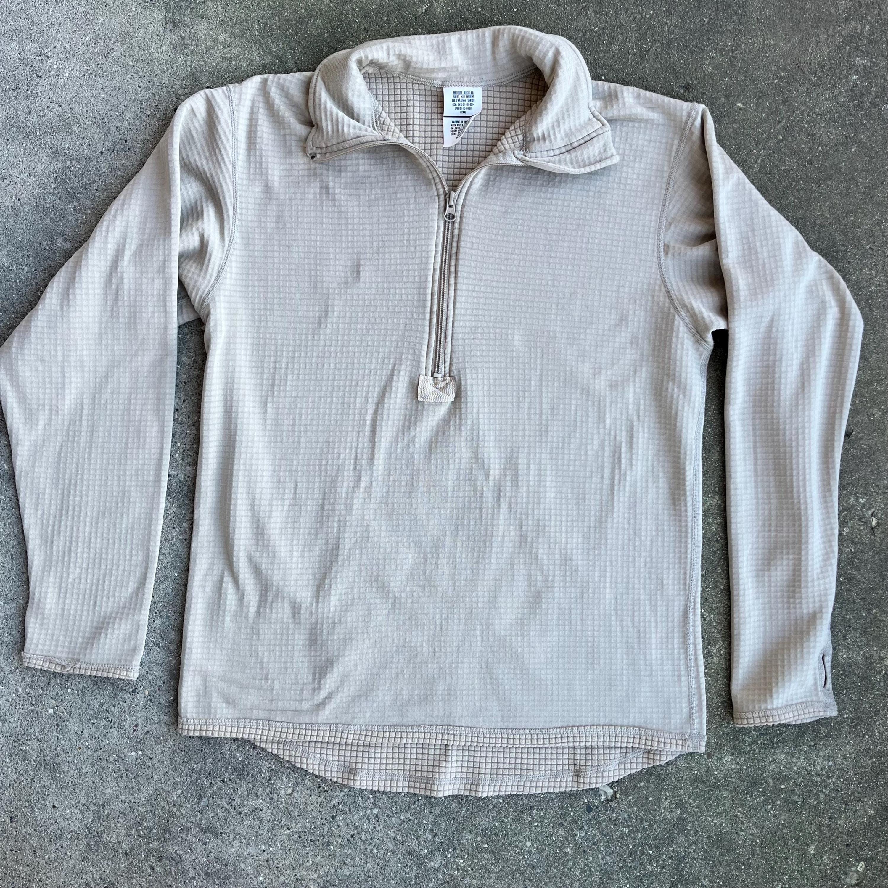 US Military Thermal Henley Tech Baselayer Shirt | Vintage Y2K Mens