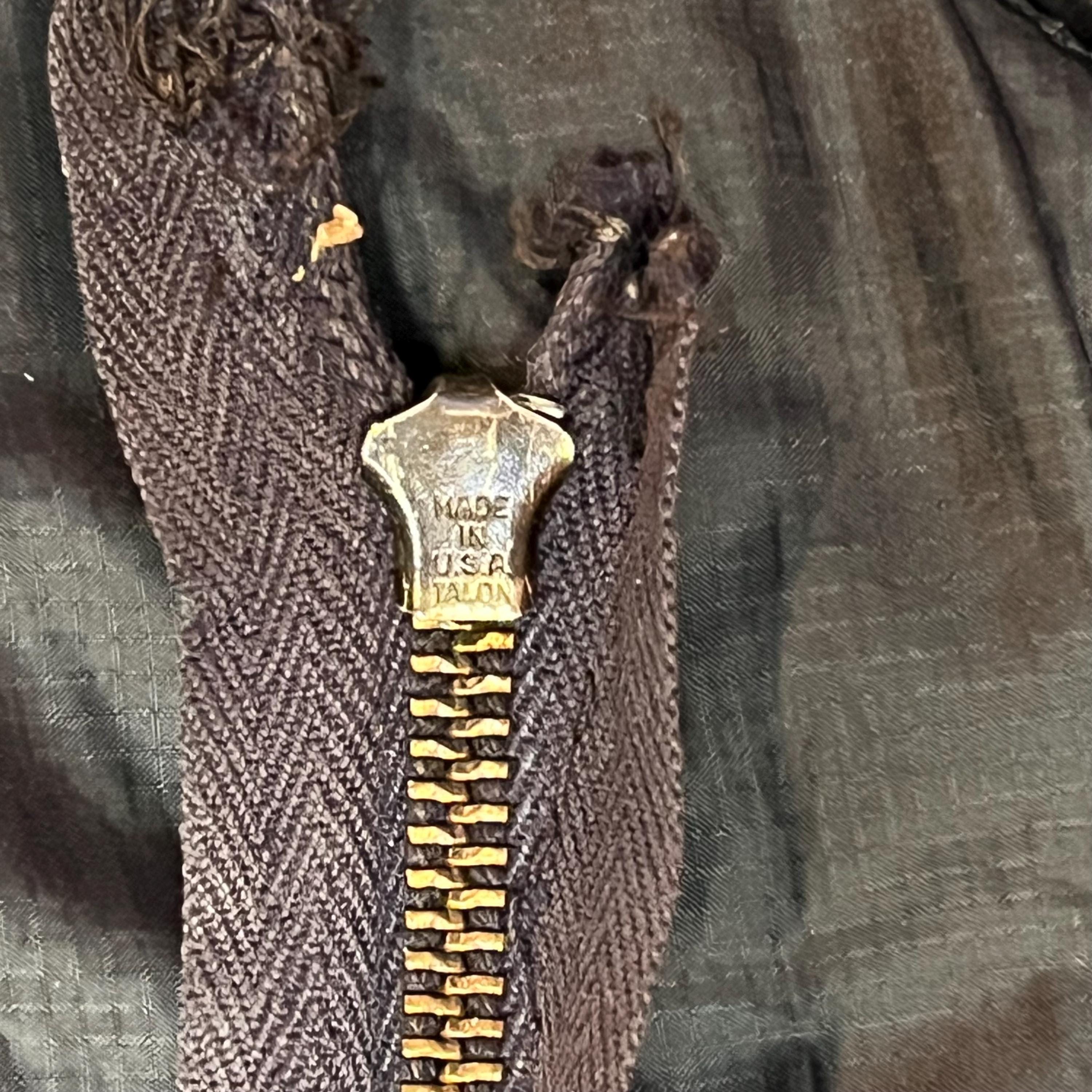 Vintage Talon 4 3/4” Jacket Pocket Zipper | 1940s US Navy