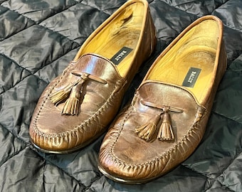 Vintage Bally Kokomo Leather Tassel Loafers | Italian Made, Mens 10.5M