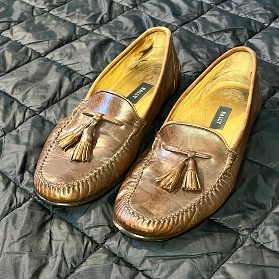 Vintage Bally Kokomo Leather Tassel Loafers | Italian Made  display picture 1