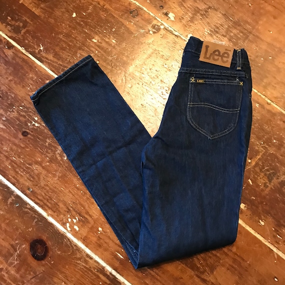 Vintage Lee Riders Womens 28x34 Jeans | 1970s Dark