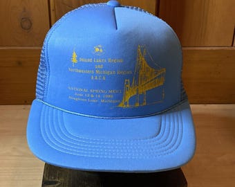 Casquette trucker SnapBack Antique Automobile Club Of America des années 1990 | Casquette AACA vintage adulte