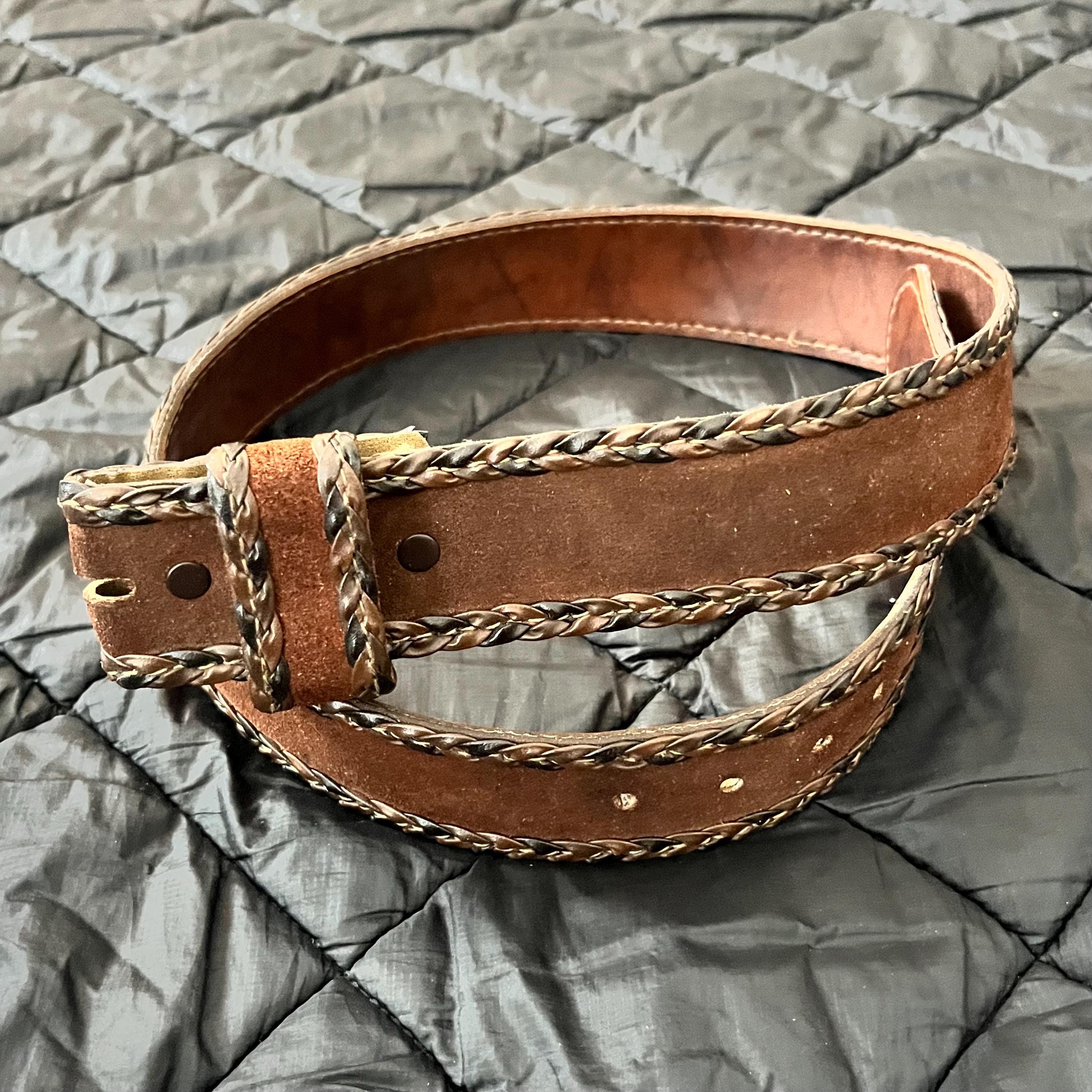 1930s leather belt - Etsy 日本