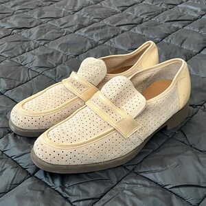Hush Puppies Beige Suede Mesh Loafers | Vintage 70s Mens 10 M Slip on Shoes  - Etsy