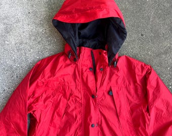 1990s Eddie Bauer EBTEK Gore-tex Hooded Jacket | Womens Small Zip