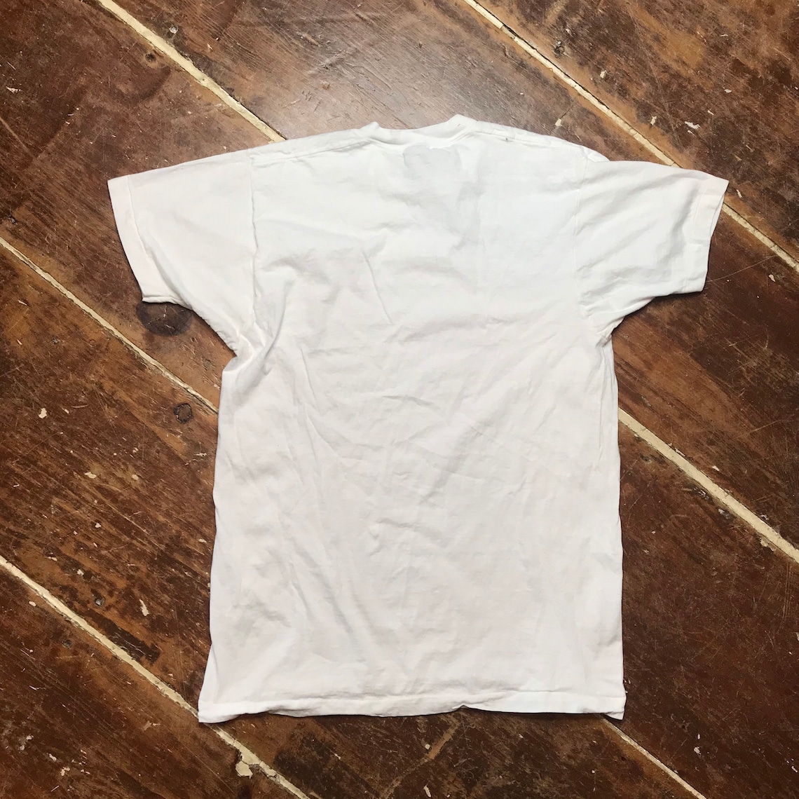Vintage 80s BVD T-Shirt Mens L/XL White Combed Cotton Single | Etsy