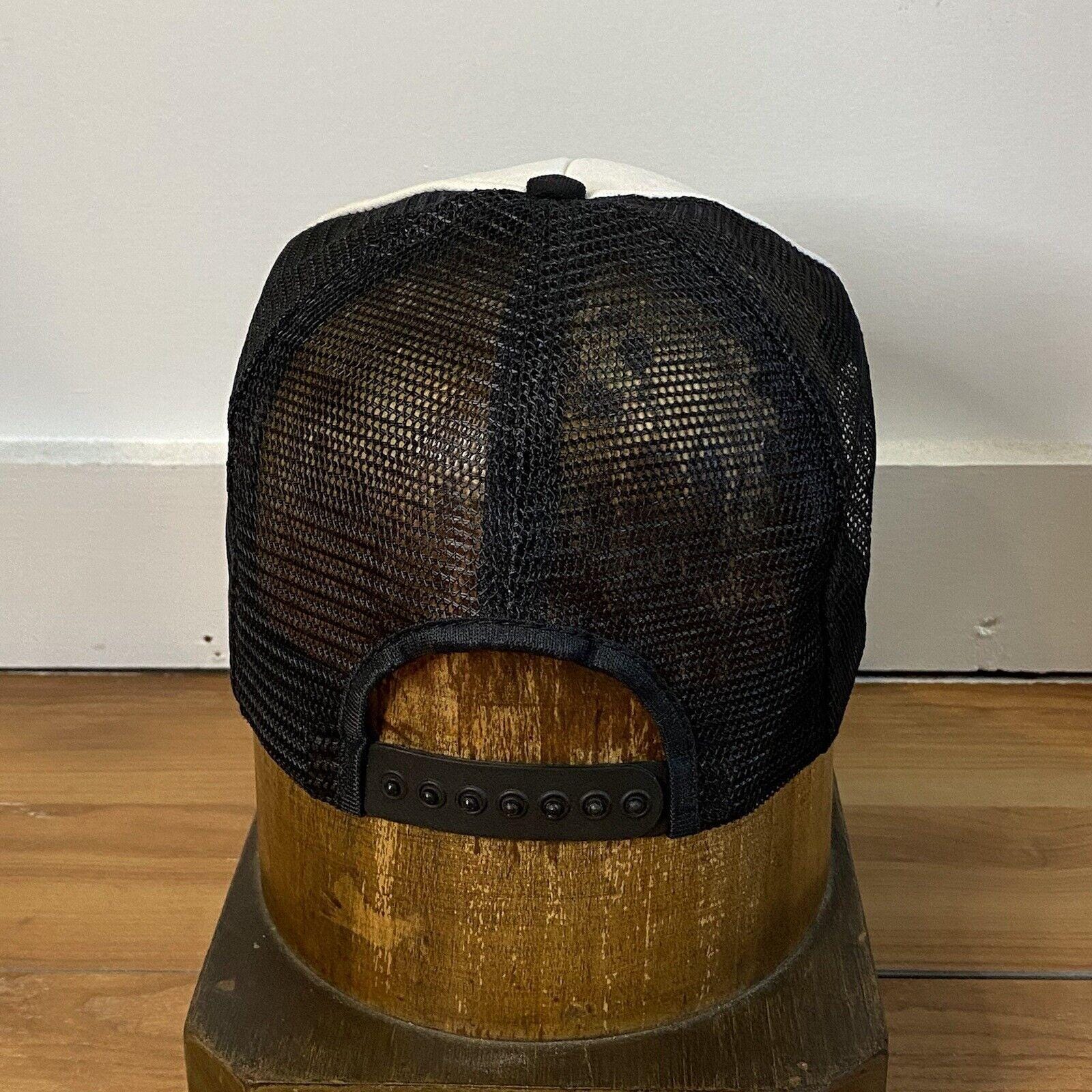Casquette Trucker Vintage Années 80 USA - Logo Industrial Electric Wire, Snapback Rouge