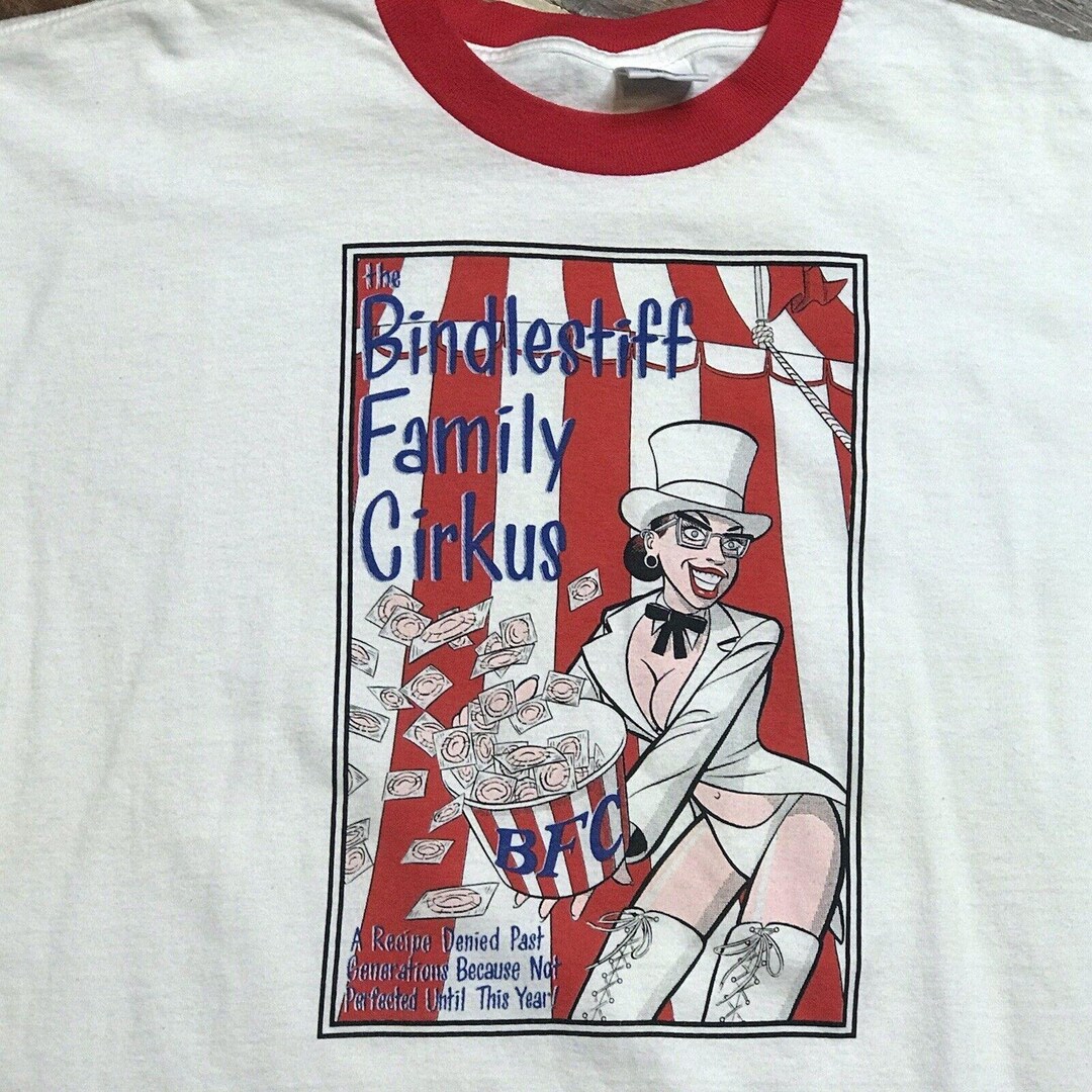 1990s Bindlestiff Family Cirkus Performance Art T-shirt | Vintage Mens ...