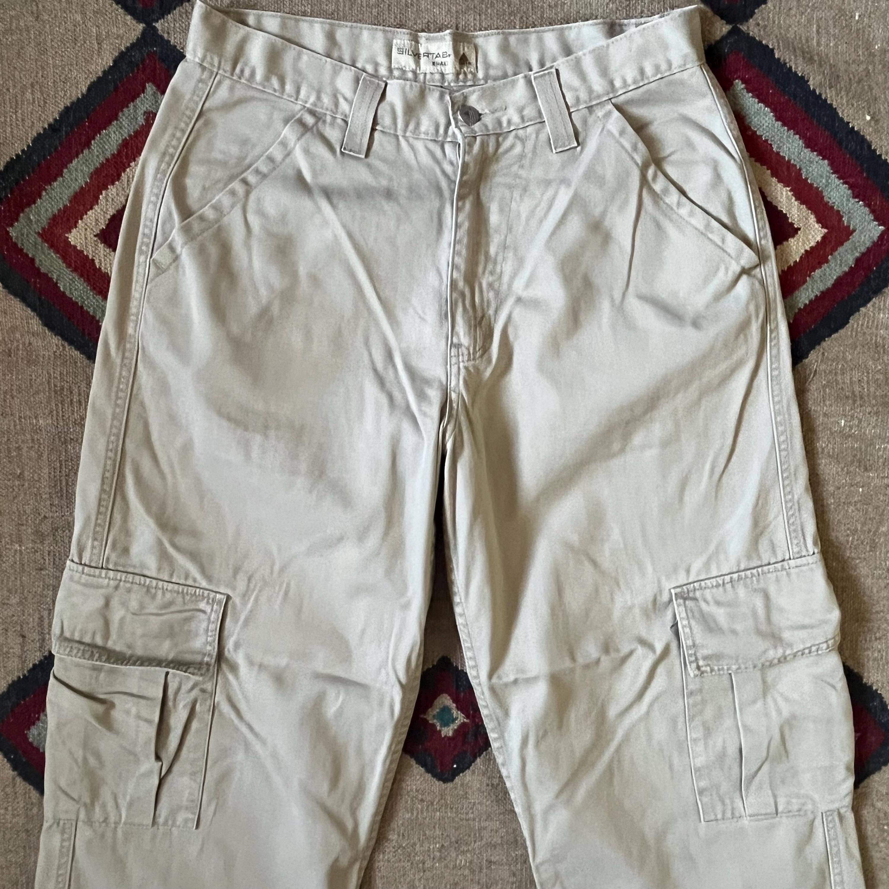 Buy 1990s Levis Silvertab Cargo Pants | Vintage Mens 32x30 Online