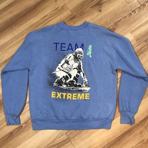 Hobie Team Extreme Skier Ski Sweatshirt | Vintage 80s Mens M/L Crewneck