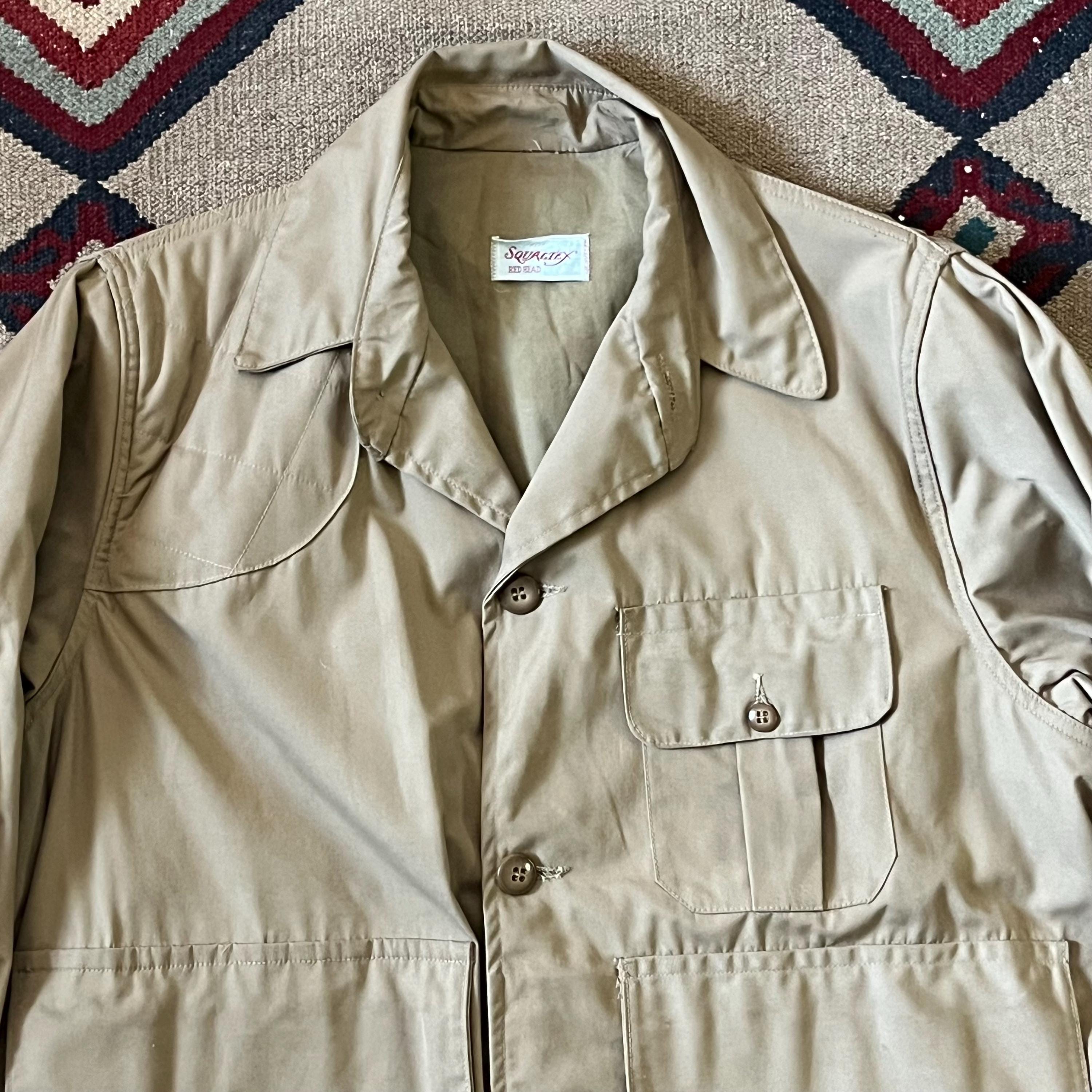 Vintage 60s Squaltex Redhead Hunting Jacket Mens XL Field Button