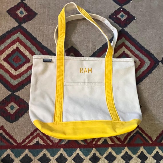 Vintage US製 Lands' Endトートバッグ グリーン赤 Vintage Lands End