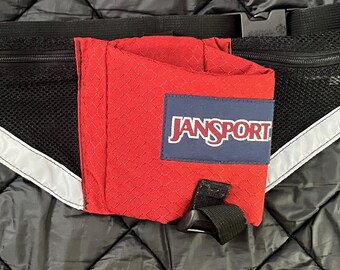 Vintage 90\'s Jansport Orange And Black Hiking Fanny Pack Jansport 90s Pack - Etsy main image 4