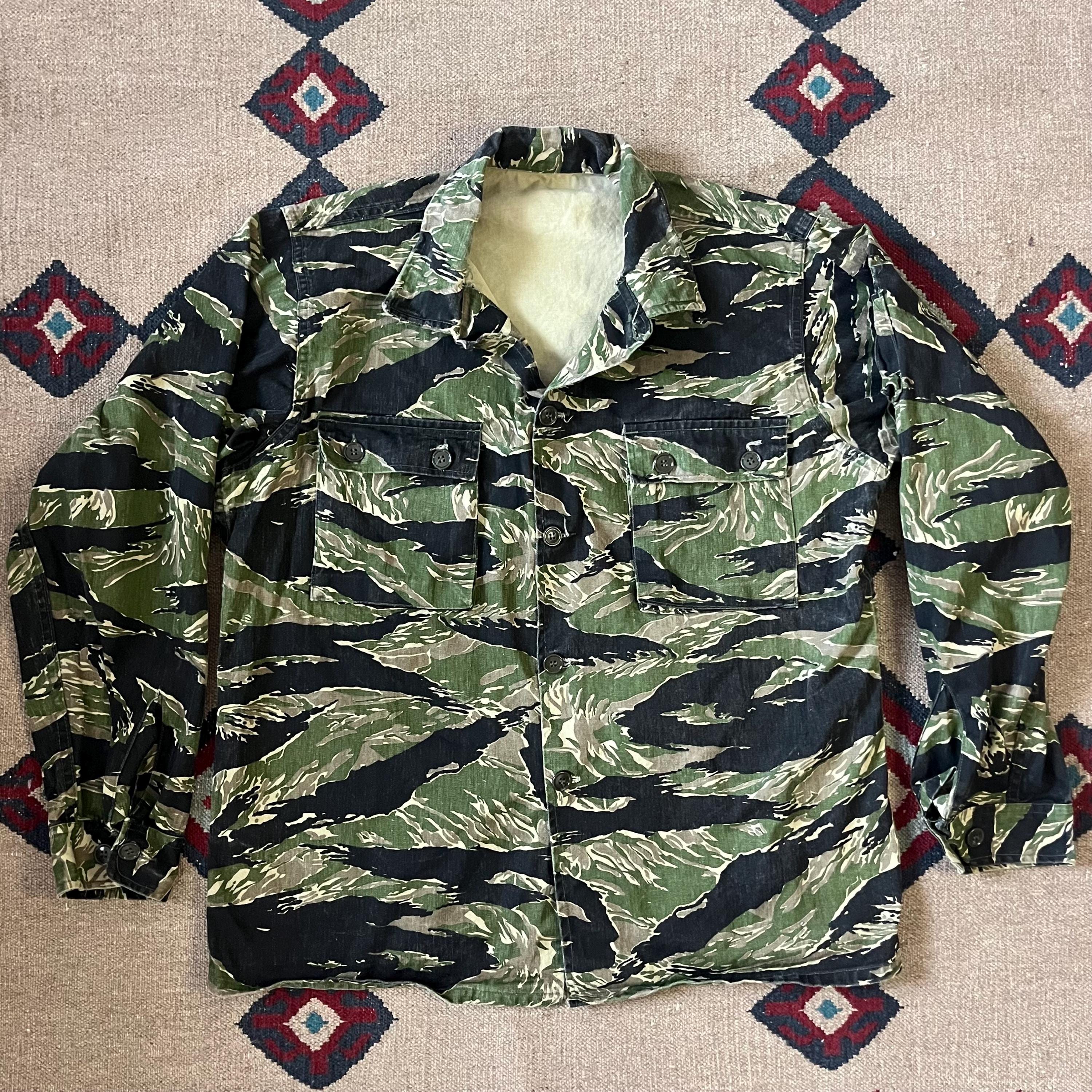 Vietnam Tiger Stripe Camouflage US Military Jacket | Vintage