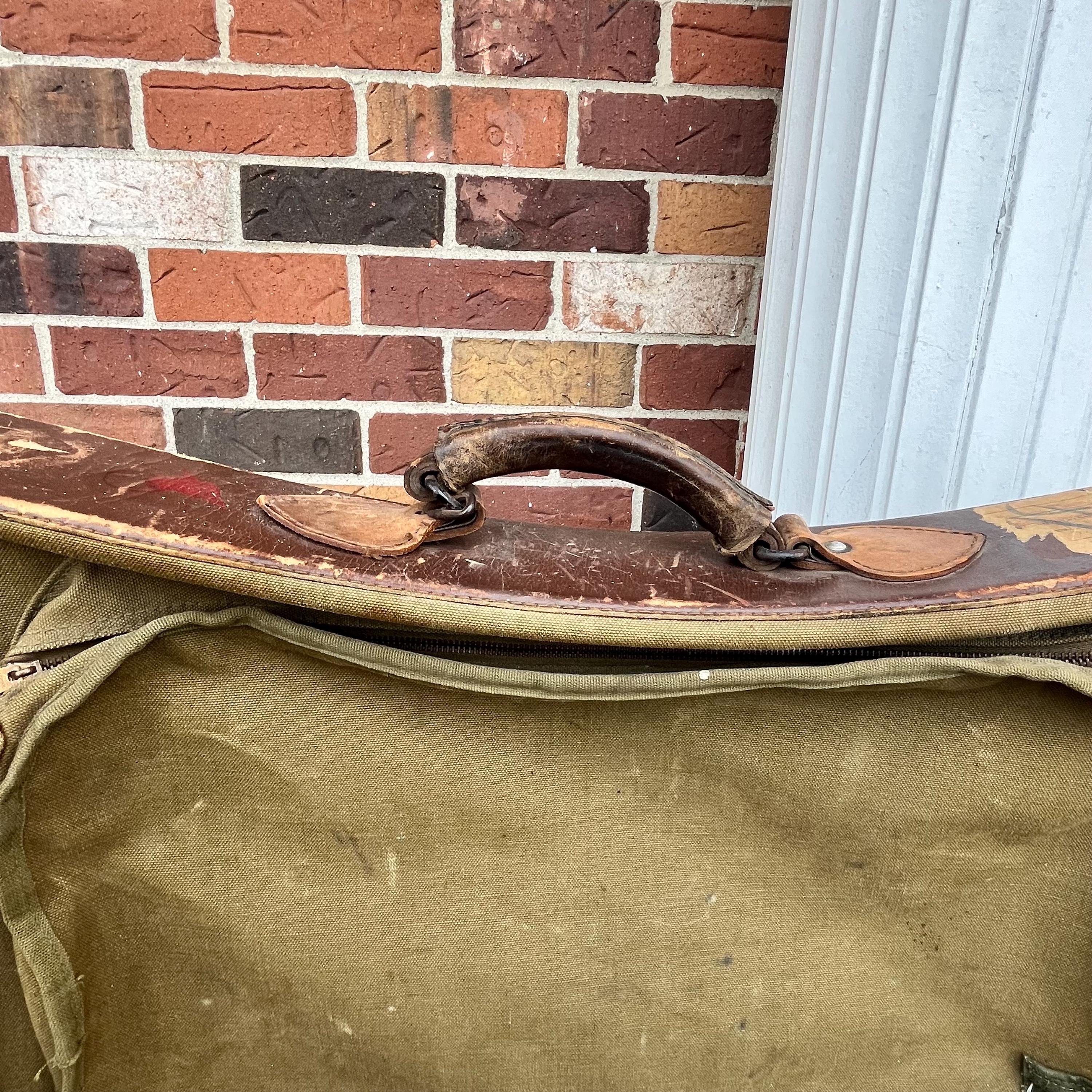 USAIRFORCE　米空軍　B-4Bガーメントバッグトランク　ヴィンテージ 1940s WWII US Army Air Force B-4 Officers Garment Bag