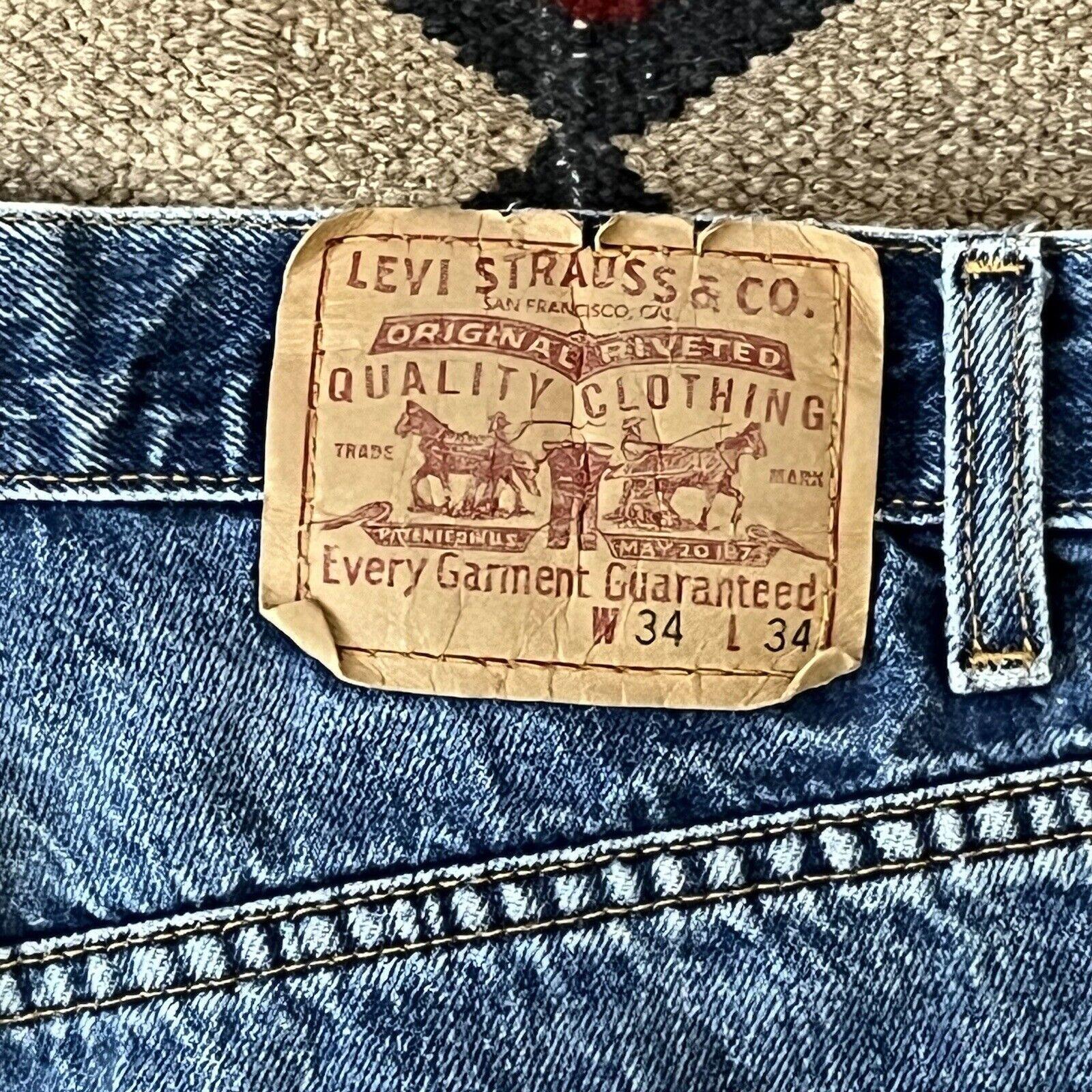 Levi’s 90s relax straight denim W34 Levi's 90s Relax Straight Denim, Size W34
