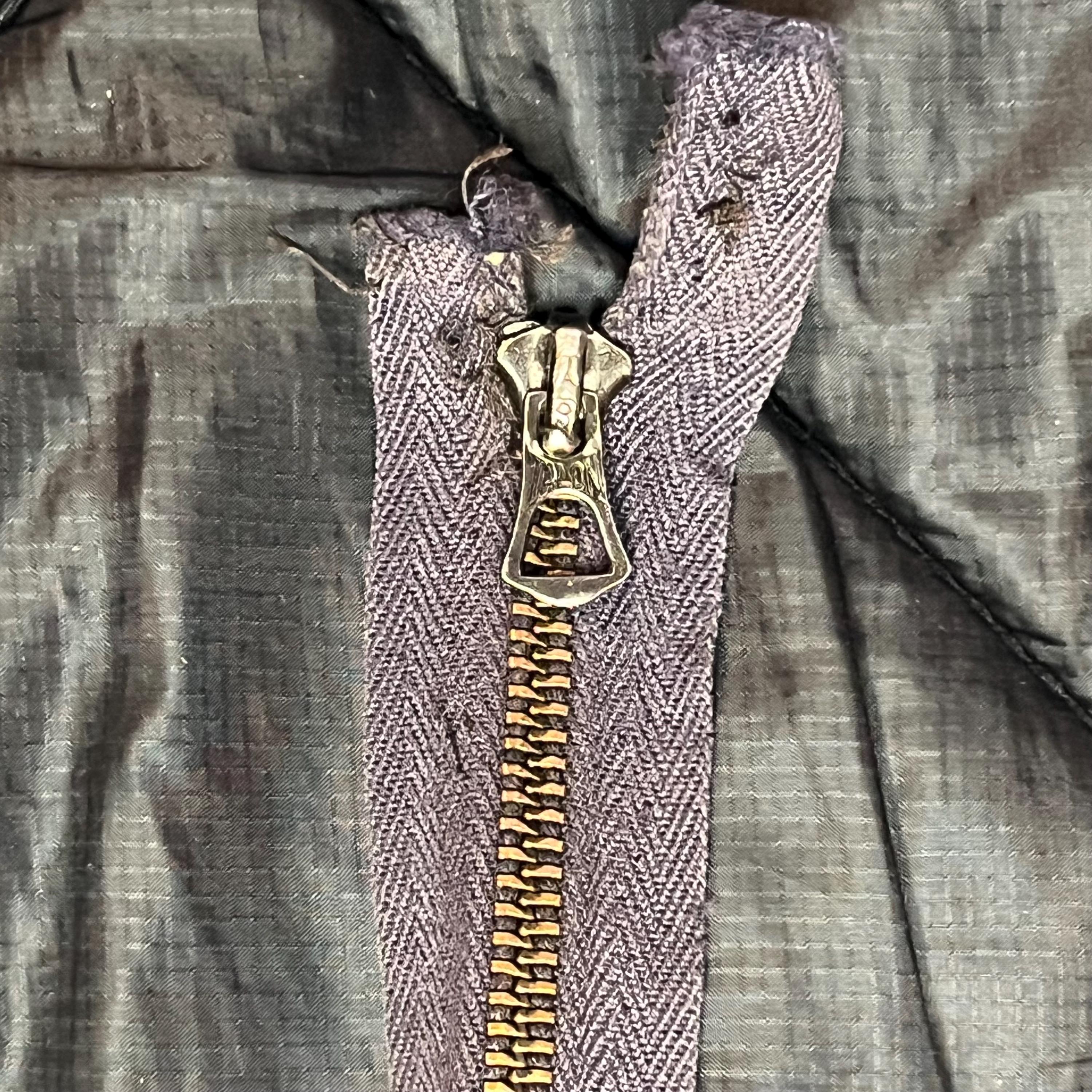 Vintage Talon 4 3/4” Jacket Pocket Zipper | 1940s US Navy USN HBT