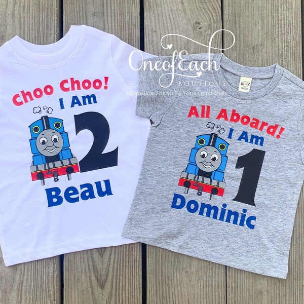 Thomas Train & Friends All Aboard Birthday Boy Tee/Bodysuit