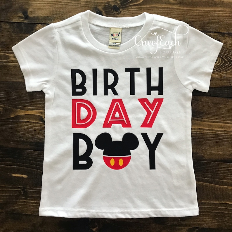 Mickey Birthday Boy TeeBodysuit