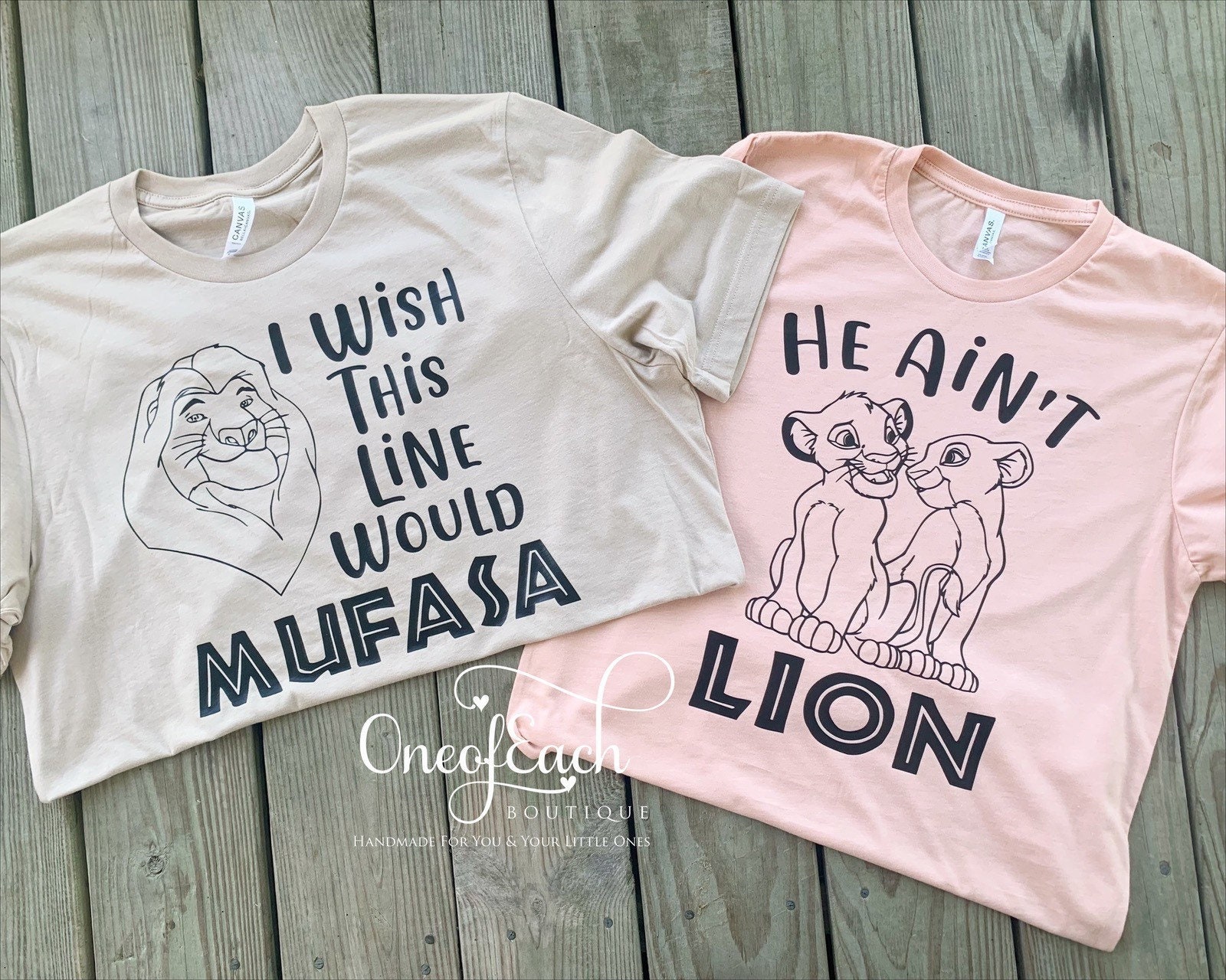 Etsy - T Shirt Mufasa