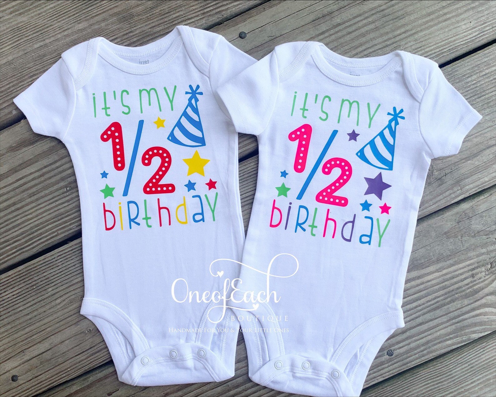 It's My Half Birthday Bodysuit Etsy