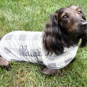 Dog Embroidered Jacket- Pet Fleece Sweater- Personalized Dog Coat