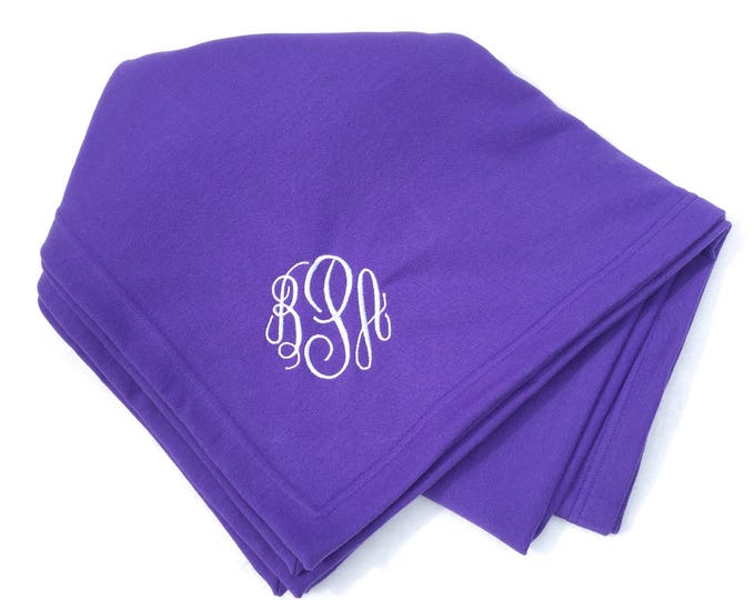 Personalized Dog Blanket Monogrammed Pet Blanket Embroidered Etsy