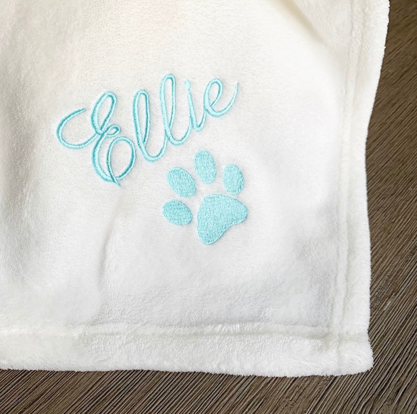 Personalized Dog Blanket Monogrammed Pet Blanket Embroidered Etsy
