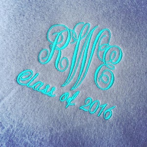 Personalized Fleece Blanket Monogrammed Fleece Blanket image 4