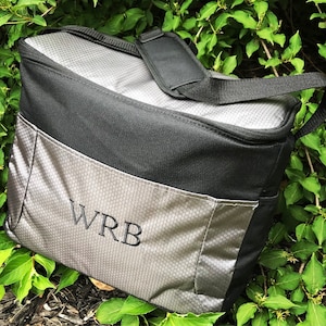 Monogrammed Cooler- Personalized Cooler- Insulated Cooler - Groomsmen Cooler- Embroidered Cooler