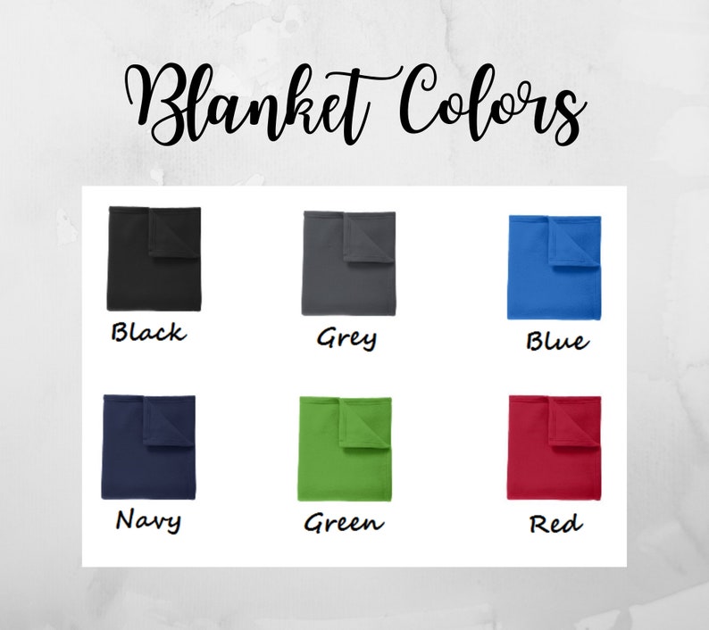 Personalized Fleece Blanket Monogrammed Fleece Blanket image 5
