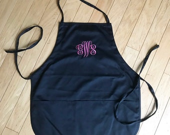 Personalized Apron- Embroidered Apron- Monogrammed Apron - Chefs Apron