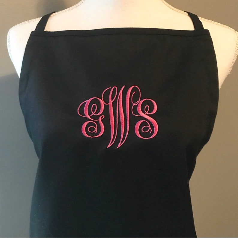 Personalized Apron Embroidered Apron Monogrammed Apron - Etsy