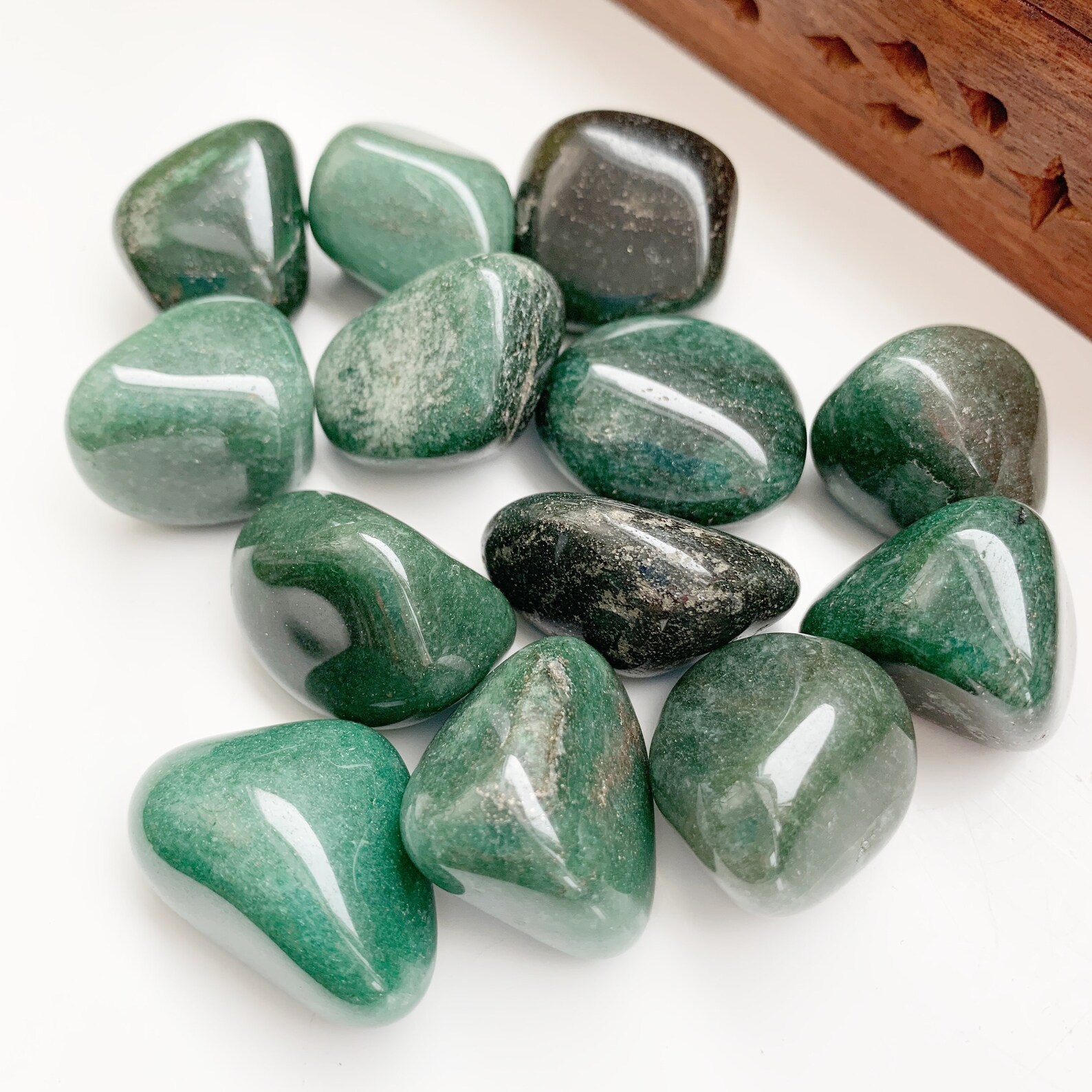 Green Aventurine Chakra Crystals Heart Chakra Reiki Etsy