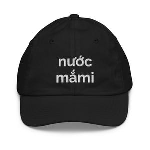 Nước Mắmi Vietnamese Embroidered Youth Baseball Cap