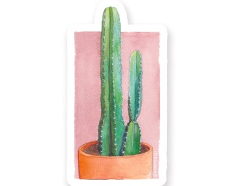 Saguaro Cactus 3 » Autocollant en vinyle imperméable pour bouteilles d’eau, ordinateurs portables, téléphones - Plus **GRATUIT USA SHIPPING**