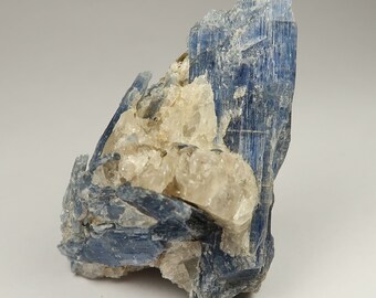 Brazilian Kyanite Faceted Rondelles   30cm  3X1 to 6X3mm Approx