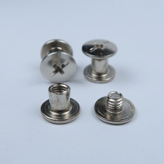 Chicago Screws / Sex Bolts for Leatherworking, Sheath Making Sex Bolts /  Binding Barrel / Post and Screw Buy Chicago Screws Online UK 