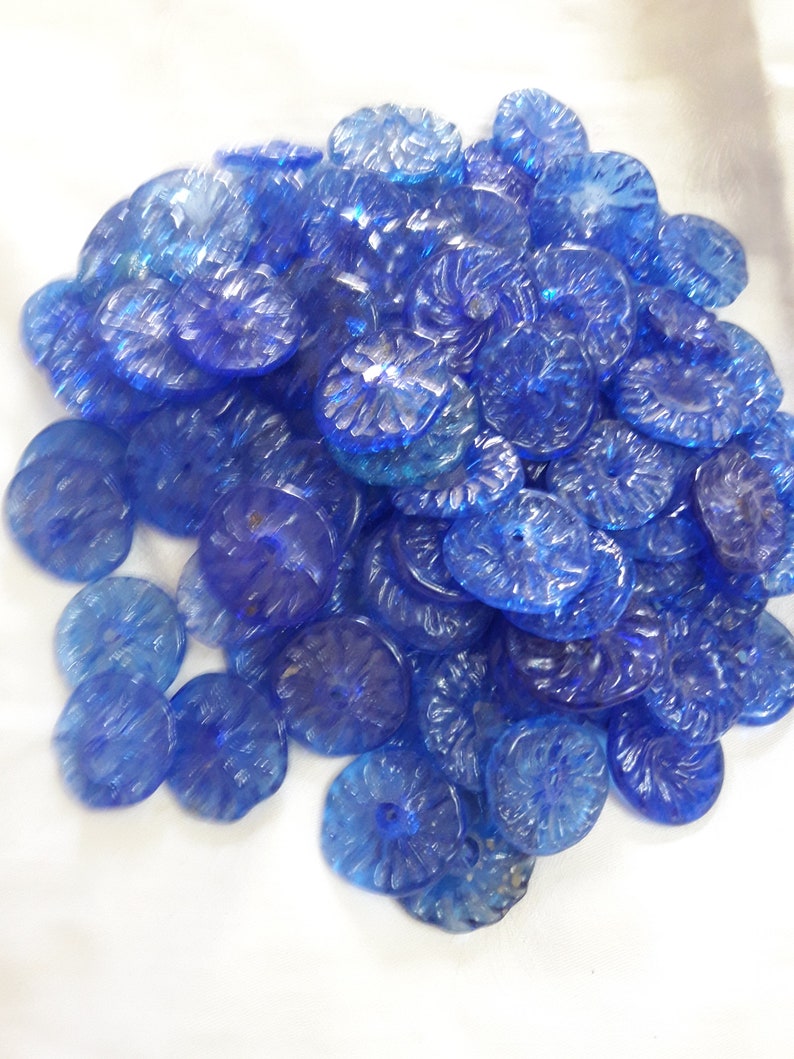 Lot of 200 Carved Flower Glass for Chandelier Parts 1 in Etsy