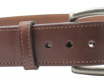 1 1/2" Heavy Latigo Belt Genuine Leather