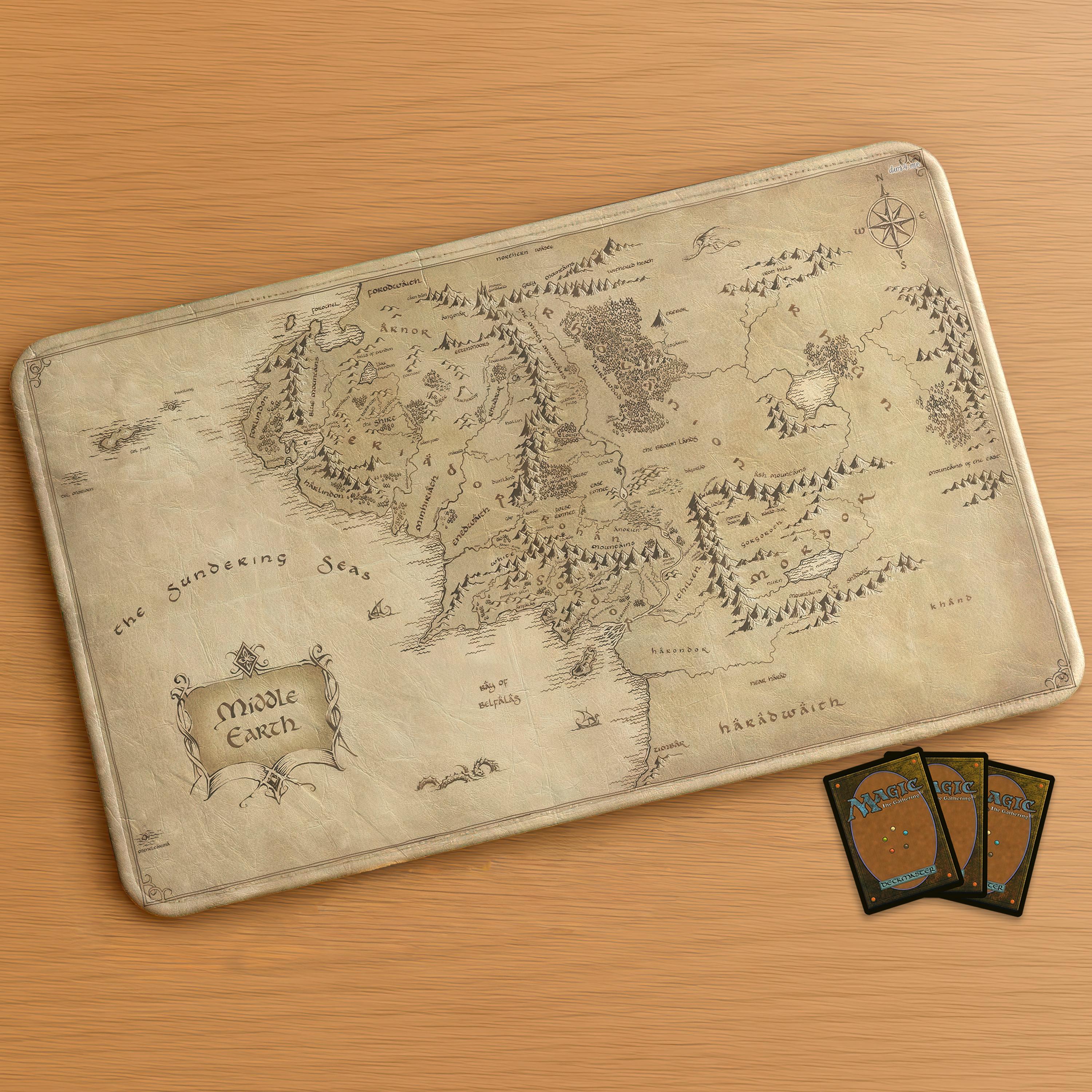 MTG プレイマット - ロード・オブ・ザ・リング 中つ国の地図