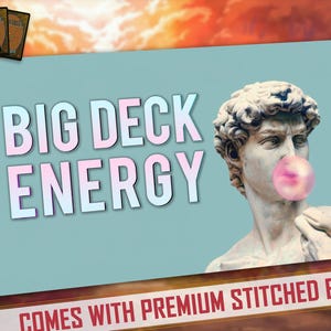 Grande terrasse Energi | Parodie inspirée du tapis de jeu Magic the Gathering, chair et sang, FaB, MTG, TCG - 600 x 350 mm (24 x 14 po.)