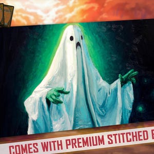 Wooo eng! | Geïnspireerd door DuskMourn, Magic the Gathering Playmat, Flesh and Blood, FaB, MTG, TCG, Halloween: 600 x 350 mm (24 x 14 inch)