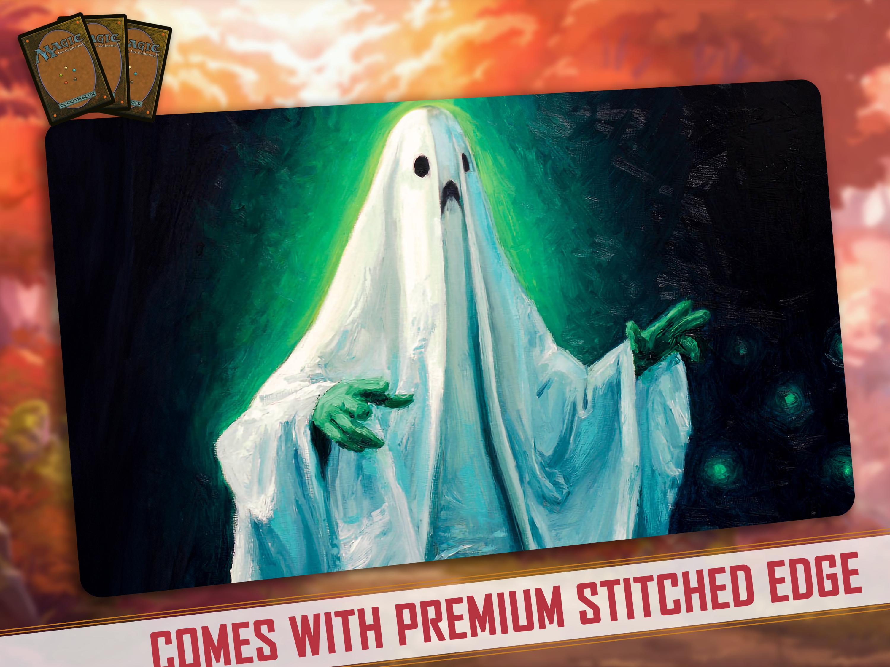 WoOo Scary! | Inspired by DuskMourn, Magic the Gathering Playmat, Flesh and Blood, FaB, MTG, TCG, Halloween - 24" x 14" inches (600 x 350mm)